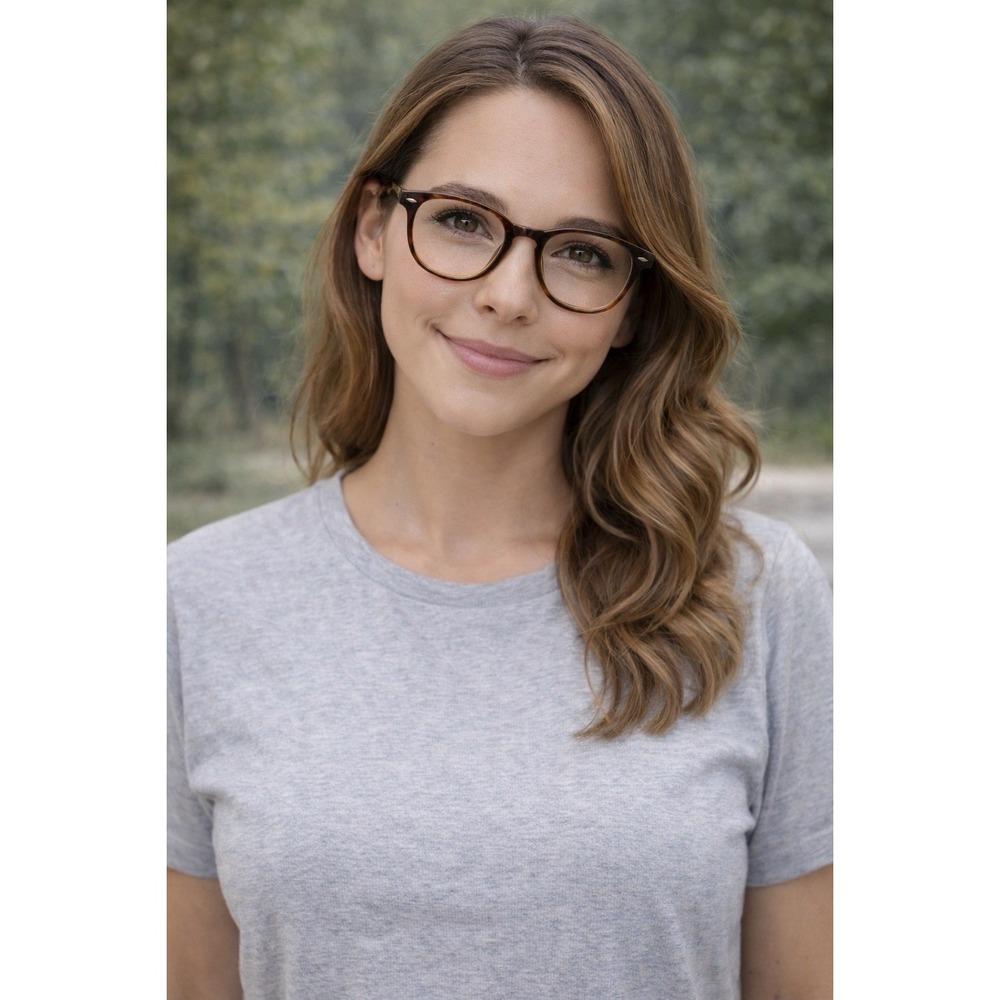 Max studio‎ MS2002 Brown Fade Plastic Square Full Rim Eyeglasses Frames